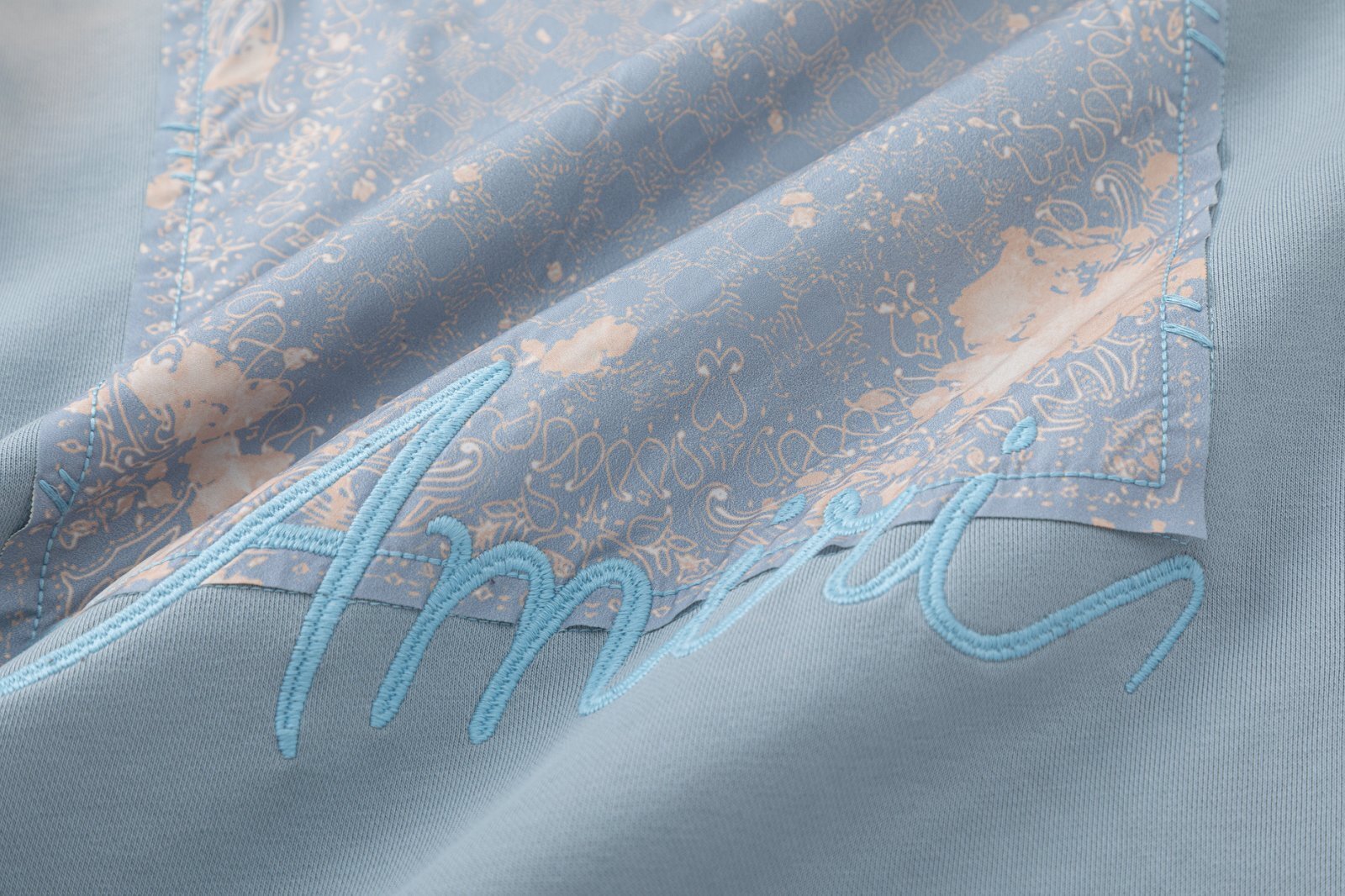 AMIRI Bandana-Embellished Cotton Hoodies
