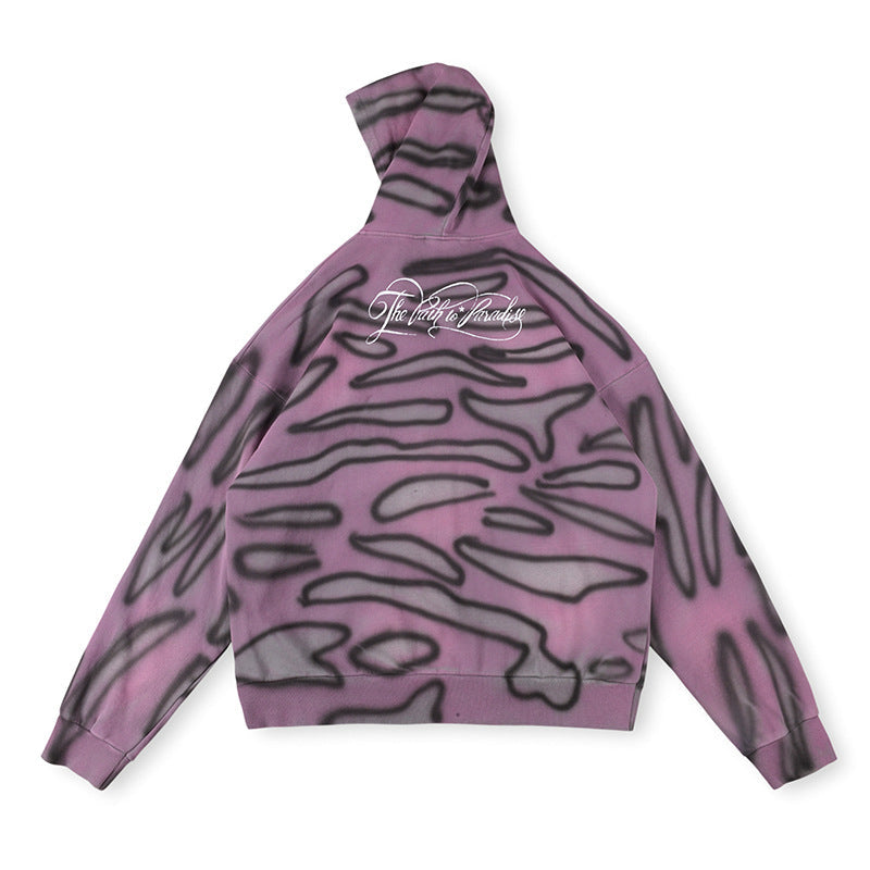 Hellstar Path To Paradise Airbrush Zip-Up Hoodie